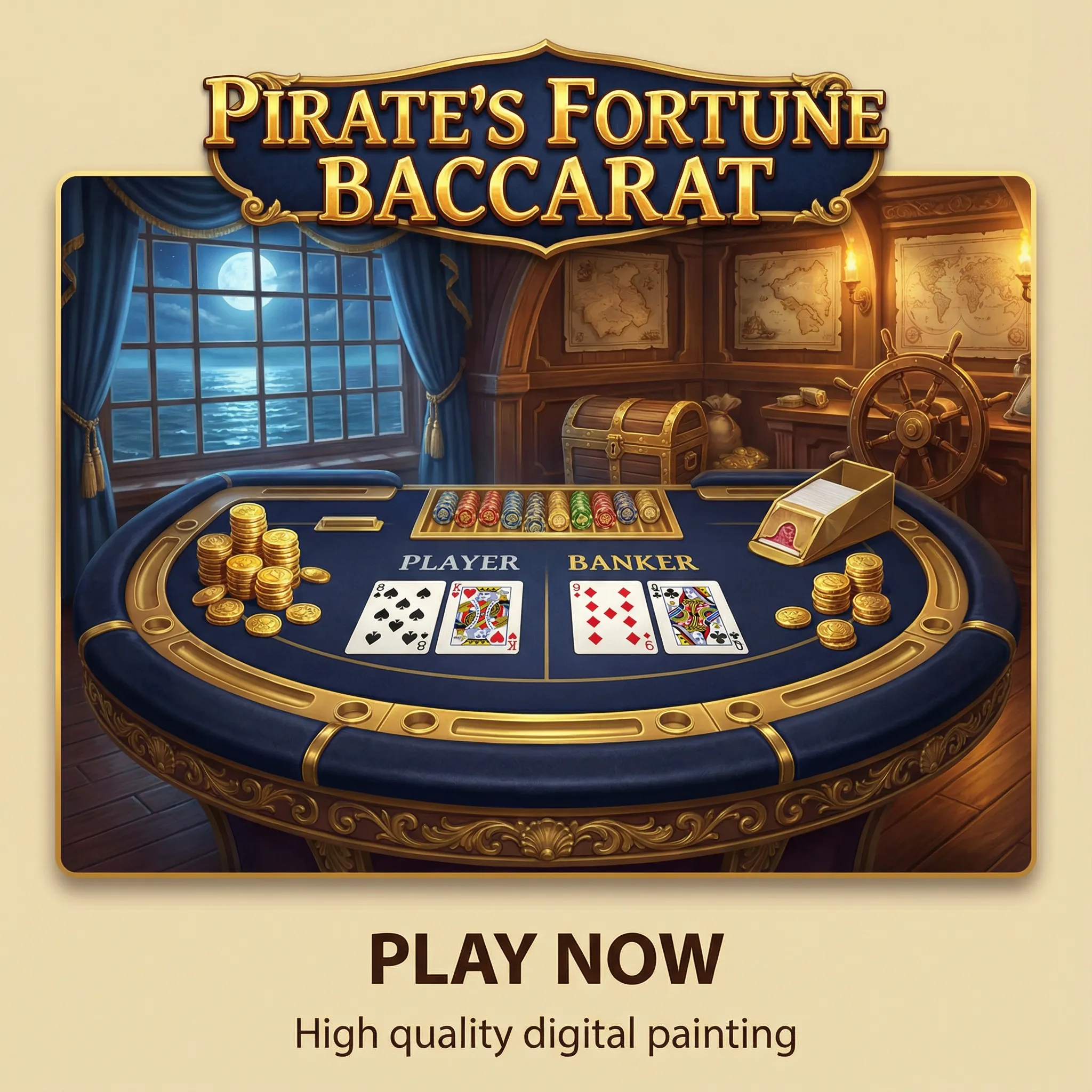 Bacará - Jogo de Cartas Elegante no Cassino 161bet