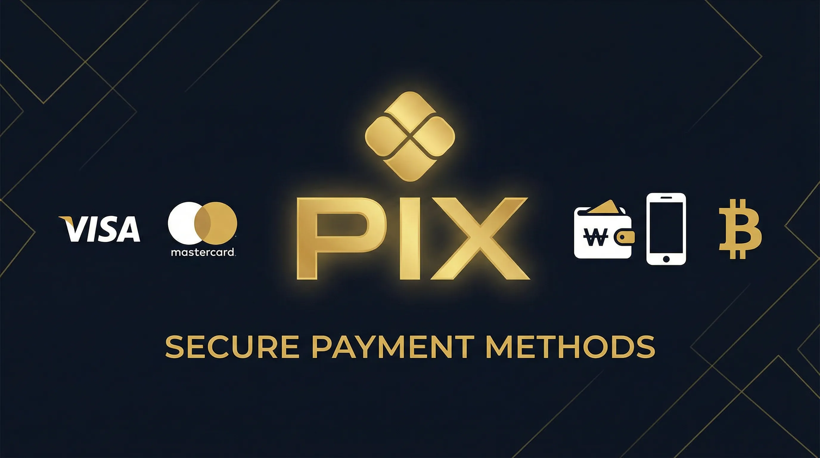 Métodos de Pagamento - PIX, Visa, Mastercard, Bitcoin no 161bet